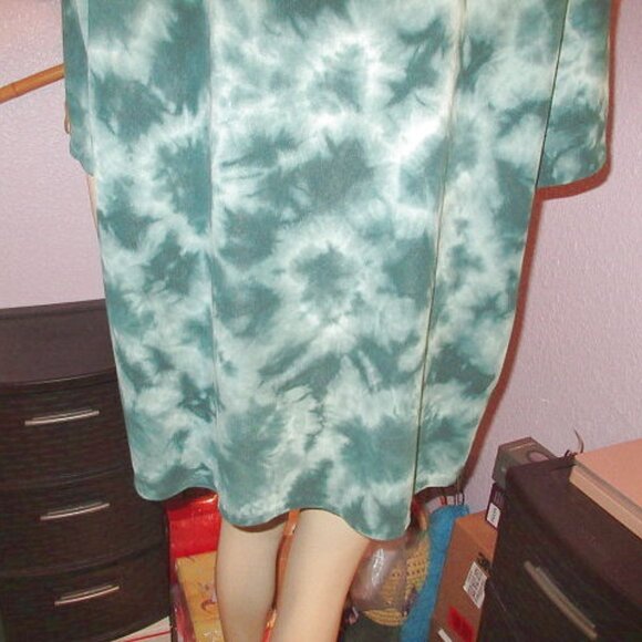 Smiley Face H&M Terry Cloth Shirt Size XXL Button Up Space Dye Hippie Grunge Y2K - Picture 10 of 11